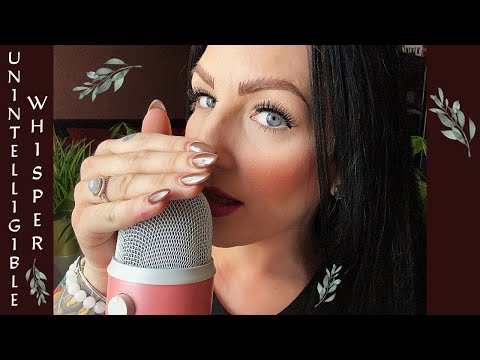 👂🏻🎙️🤫ASMR Unintelligible Whisper 🤫🎙️👂🏻