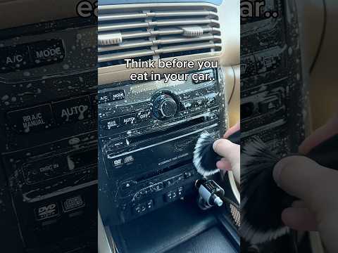 Think before you eat in your car… #asmr #automobile