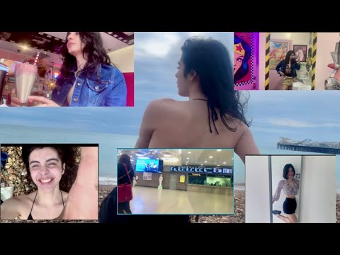 ASMR| vlog en la playa!!! 🏝️[Esp,Ver.] acompáñame a la playa de Brighton…