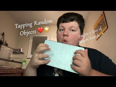 ASMR - Mouth Sounds and Satisfying Tapping ✨✨