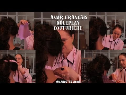  Asmr français Rôleplays couture je prend les mesures pour un chapeau et robe demoiselle d'honneur 