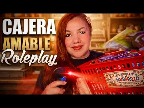 ASMR CAJERA Realista de Tienda | ASMR Español Roleplay para DORMIR