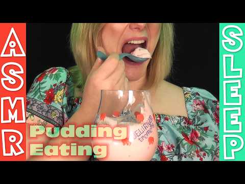 ASMR Pudding Eating - My new favorite!!! Soft & Relaxing Mouth-Sounds