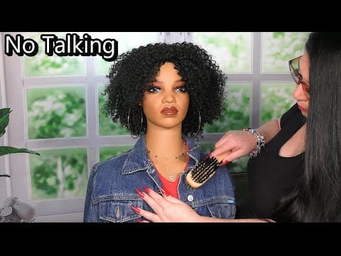 ASMR Precise Fixing (NO TALKING) Perfectionist Hair Fixing, Clothing Adjustments, Brushing, Styling