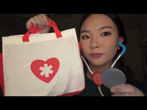 ASMR- doctor checks up on you 