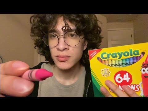 ASMR Drawing You With Crayons 🖍️