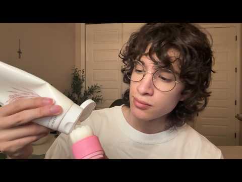 ASMR Doing Your Skincare (Soft Spoken) 💤
