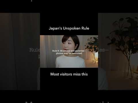Japan’s Unspoken Rule ⑥: No Photos at museum (ASMR)