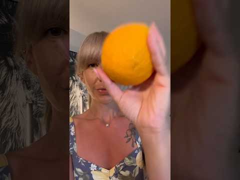 ASMR Orange Peeling 🍊                       #asmr