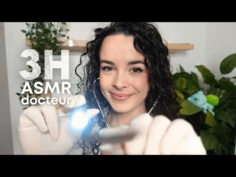 ASMR - 3H de consultation très réaliste et immersif chez le médecin | soft spoken et chuchotements 😴