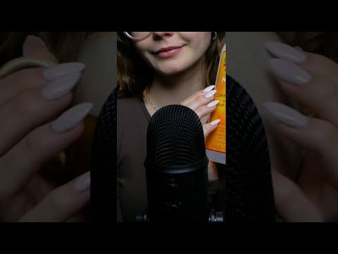 ASMR | super tingly long nail tapping 💅🏻✨ #shorts