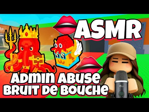 ASMR Français • LES MEILLEURS BRUITS DE BOUCHES POUR T’ENDORMIR SUR STEAL A BRAINROT ADMIN ABUSE ! 😴