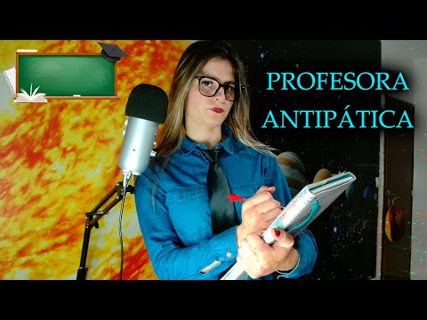 ASMR Roleplay tu Profesora Antipática te da clase 🤓 🙄