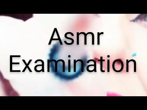 Asmr CHAOTIC FACE EXAM🧤😷