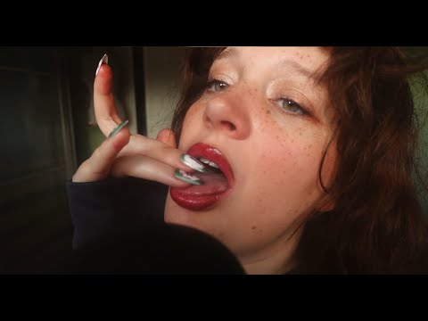 ASMR 6 mouth triggers, no talking (lipbalm eating, nail biting, tongue tapping & more)