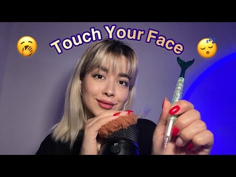 Persian ASMR~صورتتو تینگل میکنم🌝تو می خوابی🥱