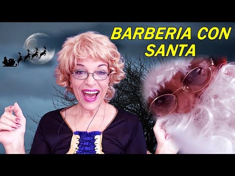 ASMR BARBERIA CON SANTA CLAUS💈🎅BARBER SHOP