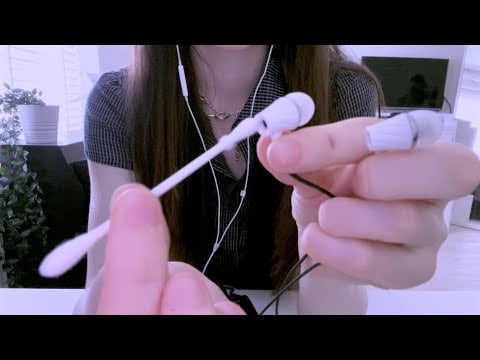 ASMR ⋆｡ﾟ☁︎｡⋆ earphone mics ♡ ear cleaning sounds (WARNING: REALLY intense/aggressive)