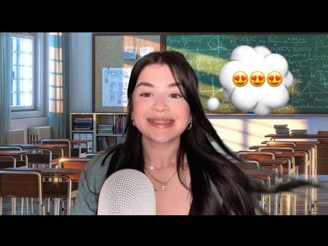 ASMR girl that’s secretly in love with you does your makeup in class 💄😍