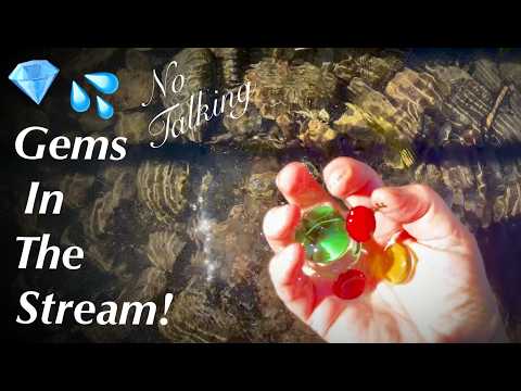ASMR~Gems In The Stream! (No Talking Version) Fantasy Treasure Hunt!
