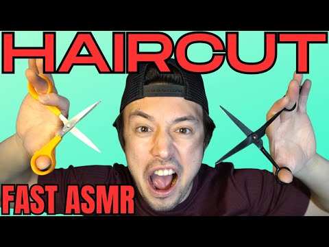 Fast Haircut ASMR like you have NEVER seen before! 👀 | Fast Roleplay ASMR 💈