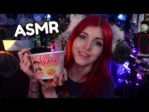 Buldak noodles and chill ASMR