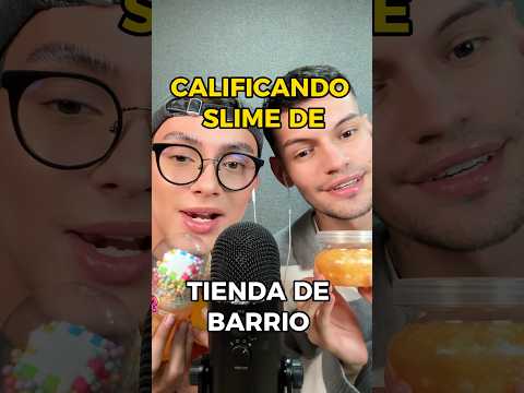 MI AMIGO DAÑO EL MICRÓFONO CON SLIME? #asmr CALIFICANDO SLIME #shorts #asmrvideo #viral