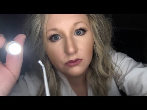 ASMR Eye Exam for Dark Spots Roleplay | Pen Light | Gloves | Whispering