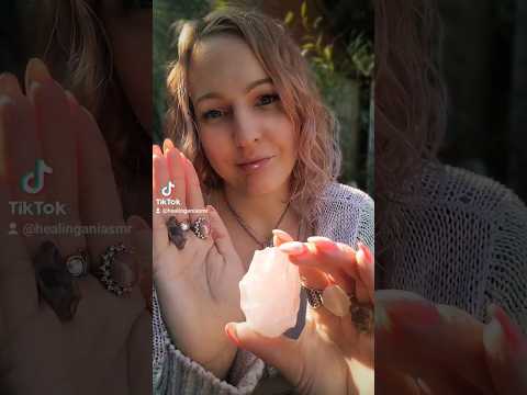 ASMR Reiki Instant ❤️ Love, Light and Healing energy ✨️ with  Rose Quartz #shorts