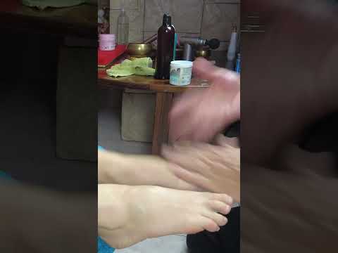 ASMR: CRAZY Slapping FOOT MASSAGE with Wooden Tools and Stick! #shorts