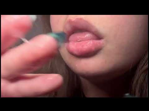 Spit Galore Lens Licking ASMR (REPOST) 