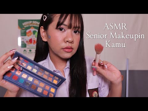 Kakak Kelas Makeupin Kamu di Kantin 🎀 | ASMR Indonesia