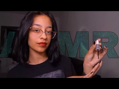 ASMR | PINTANDO AS UNHAS E CONVERSANDO SUAVEMENTE PARA VOCÊ RELAXAR (com som de chuva no fundo) 💅☔️