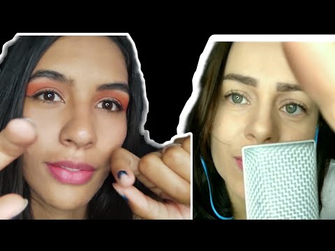 ASMR TOQUES NA TELA VÃO TE DAR MUITO SONO / Colab ASMR da Ka