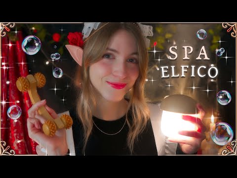 ASMR SPA de la CORTE 🥀 Relajante cuidado facial, limpieza y masajes para dormir ❤️🏰