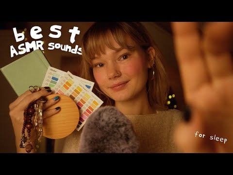 ASMR my favourite sounds for sleep 😴