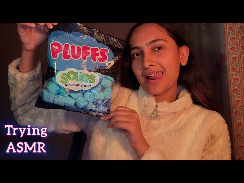 ASMR Eating Sour Marshmallows (Mouth Sounds)