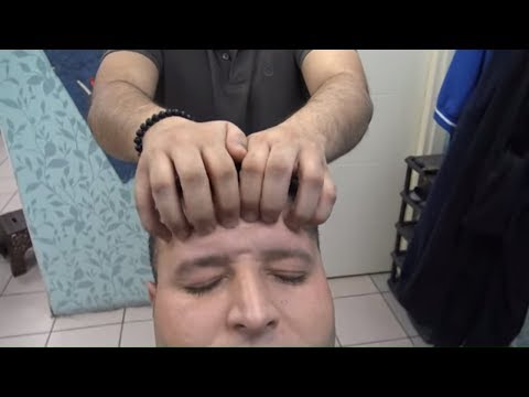 ASMR SLEEPMASSAGE 💈NO TALKING💈roller massage💈head💈back💈face💈arm massage💈turkish barber💈masaj