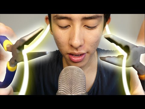 ASMR plucking negative energy