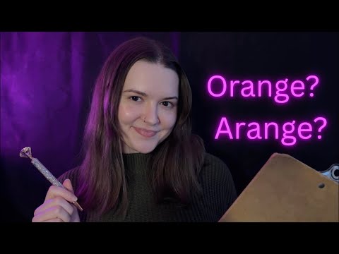 ASMR Testing Your Accent! 🗣️ ✍️ (Soft Spoken)