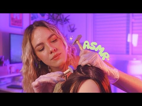 ASMR ROLEPLAY | Tricologista cuida do seu Couro Cabeludo 💆🏻‍♀️⭐️ Voz Suave