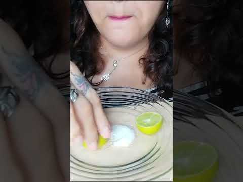 ASMR Limón 🍋 con azúcar