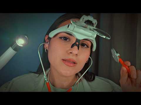 ASMR ROLEPLAY MÉDICO Check-up Geral (Nervos Cranianos, Coração...) ✨️ESPECIAL 6OK✨️