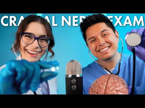 The Best Cranial Nerve Exam Ever Made ft. @CelainesASMR  | ASMR Medical Roleplay