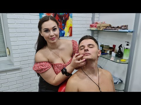 💈SLEEP TIGHT w/ LADY BARBER ALYONA | PERFECT ASMR MASSAGE and BACK SCRATCHING