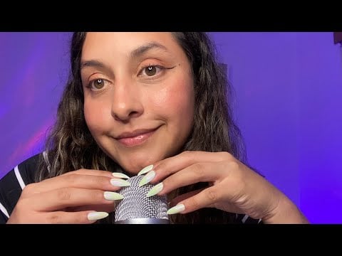 ASMR ✨ SCRATCHING INTENSO EN EL MICRO 🎙️ MIENTRAS HABLAMOS + MOUTHSOUNDS ♥️✨ asmrmarga