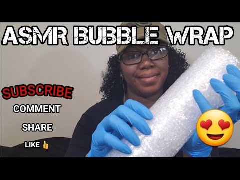 Asmr Bubble Wrap + Latex Gloves Trigger