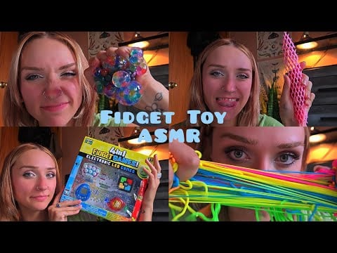 Playing with sensory toys ASMR 
