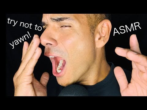 TRY NOT TO YAWN ASMR with mic brushing
