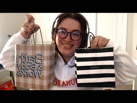 ASMR| TJMAXX, Sephora and Bath&Body Works Haul 🛍️